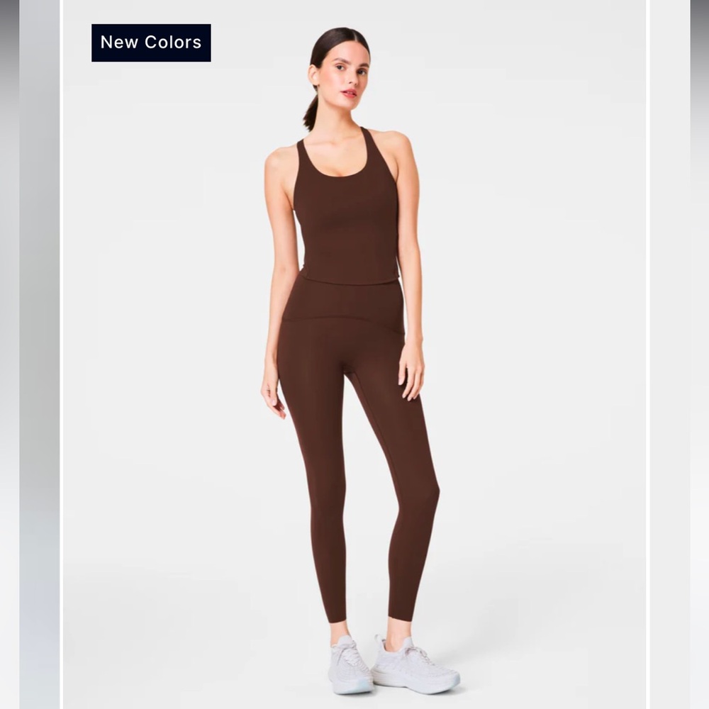 NWT SPANXshape Booty Boost Full Length Leggings XL in limited edition espresso